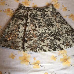 Forever 21 metallic silver skirt